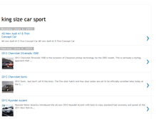 Tablet Screenshot of kingsizecarsport.blogspot.com