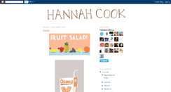 Desktop Screenshot of hannahcookillustrator.blogspot.com