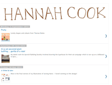 Tablet Screenshot of hannahcookillustrator.blogspot.com