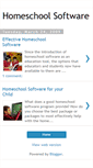 Mobile Screenshot of homeschoolsoftware.blogspot.com