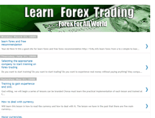 Tablet Screenshot of forex4allworld.blogspot.com