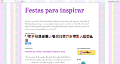 Desktop Screenshot of festaspraseinspirar.blogspot.com