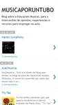 Mobile Screenshot of musicaporuntubo.blogspot.com
