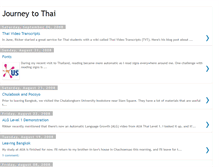 Tablet Screenshot of journeytothai.blogspot.com