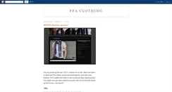 Desktop Screenshot of ffaclothing.blogspot.com