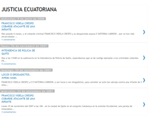 Tablet Screenshot of justiciaecuador.blogspot.com