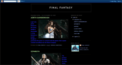 Desktop Screenshot of finalxfantasyx.blogspot.com