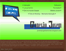 Tablet Screenshot of jovemplugadoemcristo.blogspot.com