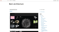 Desktop Screenshot of beesarchitecture.blogspot.com