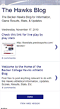 Mobile Screenshot of homeofthehawksblog.blogspot.com