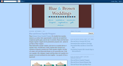 Desktop Screenshot of blue-and-brown-wedding.blogspot.com