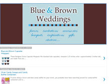 Tablet Screenshot of blue-and-brown-wedding.blogspot.com