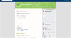 Desktop Screenshot of fantamigliarina.blogspot.com