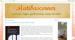 Desktop Screenshot of matibascorner.blogspot.com