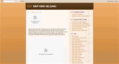 Desktop Screenshot of dwpkbrihelsinki.blogspot.com