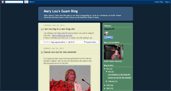 Desktop Screenshot of marylouonguam.blogspot.com