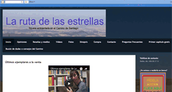 Desktop Screenshot of larutadelasestrellas.blogspot.com