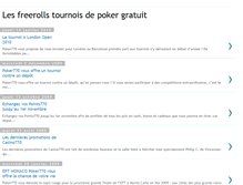 Tablet Screenshot of poker770-freerolls-tournois-poker-777.blogspot.com