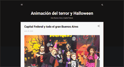 Desktop Screenshot of animaciondelterroryhalloween.blogspot.com