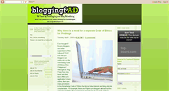 Desktop Screenshot of bloggingfad.blogspot.com