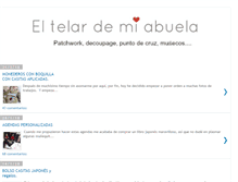 Tablet Screenshot of eltelardemiabuela.blogspot.com