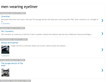Tablet Screenshot of menwearingeyeliner.blogspot.com