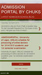 Mobile Screenshot of admissionportal.blogspot.com