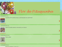 Tablet Screenshot of flordepituquinha.blogspot.com