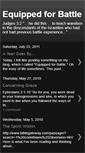 Mobile Screenshot of equippedforbattle.blogspot.com