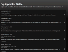 Tablet Screenshot of equippedforbattle.blogspot.com