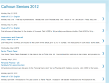 Tablet Screenshot of calhounseniors2012.blogspot.com