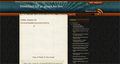 Desktop Screenshot of downloadfullpcgamesfree.blogspot.com