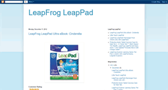 Desktop Screenshot of leapfrog-leappad-toy.blogspot.com