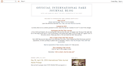 Desktop Screenshot of officialinternationalfakejournalblog.blogspot.com