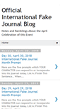 Mobile Screenshot of officialinternationalfakejournalblog.blogspot.com