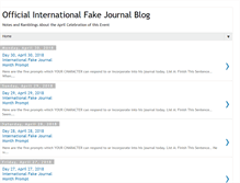 Tablet Screenshot of officialinternationalfakejournalblog.blogspot.com