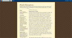 Desktop Screenshot of plunksperceptions.blogspot.com