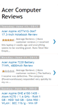 Mobile Screenshot of acercomputerreviews.blogspot.com