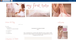 Desktop Screenshot of myfirsttutu.blogspot.com