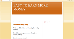 Desktop Screenshot of onlinemoneypage.blogspot.com