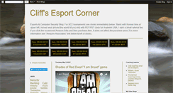 Desktop Screenshot of cliffsesportcorner.blogspot.com