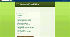 Desktop Screenshot of jasmine-friedrice.blogspot.com