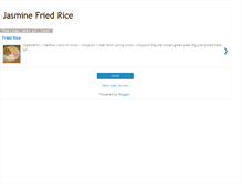 Tablet Screenshot of jasmine-friedrice.blogspot.com