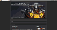 Desktop Screenshot of danwarrenart.blogspot.com