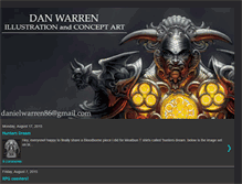 Tablet Screenshot of danwarrenart.blogspot.com