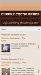 Mobile Screenshot of cheekycocoabean.blogspot.com