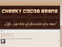 Tablet Screenshot of cheekycocoabean.blogspot.com