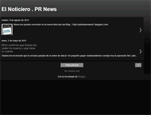 Tablet Screenshot of noticieropolisred.blogspot.com