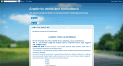 Desktop Screenshot of academics3ybiofeedback.blogspot.com