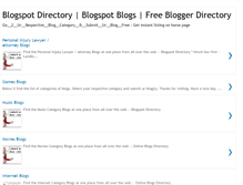 Tablet Screenshot of blogs-directory-online.blogspot.com